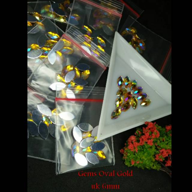 

Gems Oval Gold uk 6mm