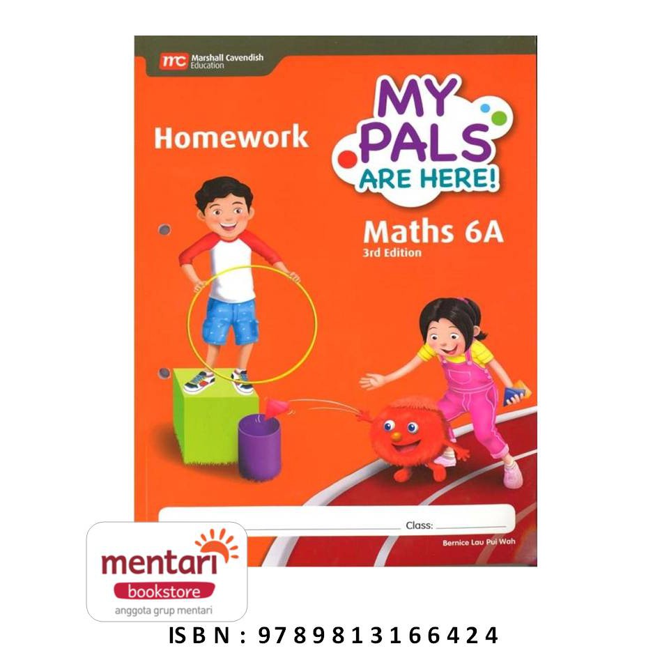 My Pals are Here Maths Homework (3rd Edition) | Buku Matematika SD-Homework 6A