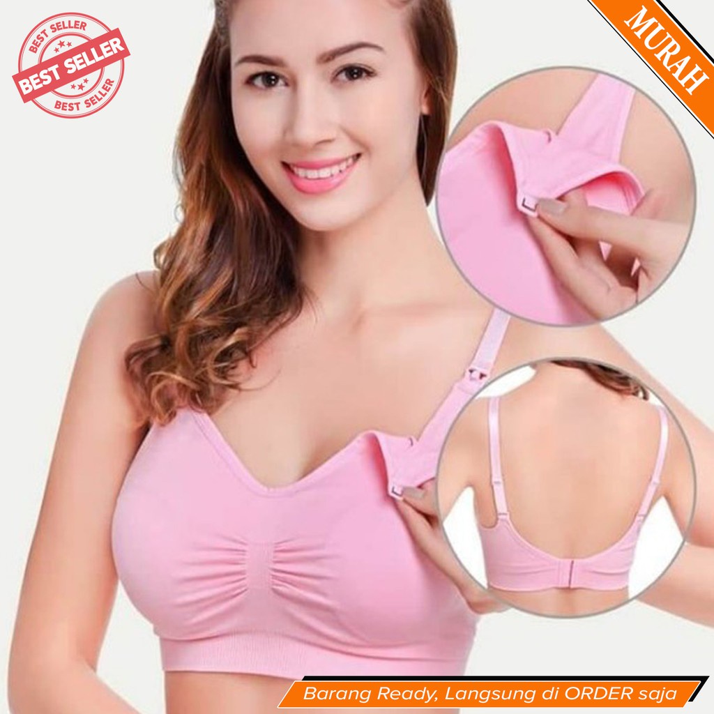 [COD] Genie Nursing Bra BH Ibu Menyusui Maternity High Quality Khusus Ibu Menyusui Mudah digunakan Tidak Mengelembung &amp; Tidak Gatal