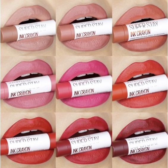 Maybelline Superstay Ink Crayon Matte Lipstick Stay
