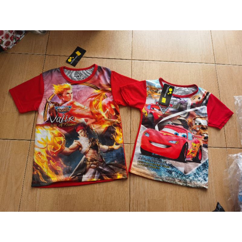 Kaos oblong print Thai anak 3 - 10 tahun