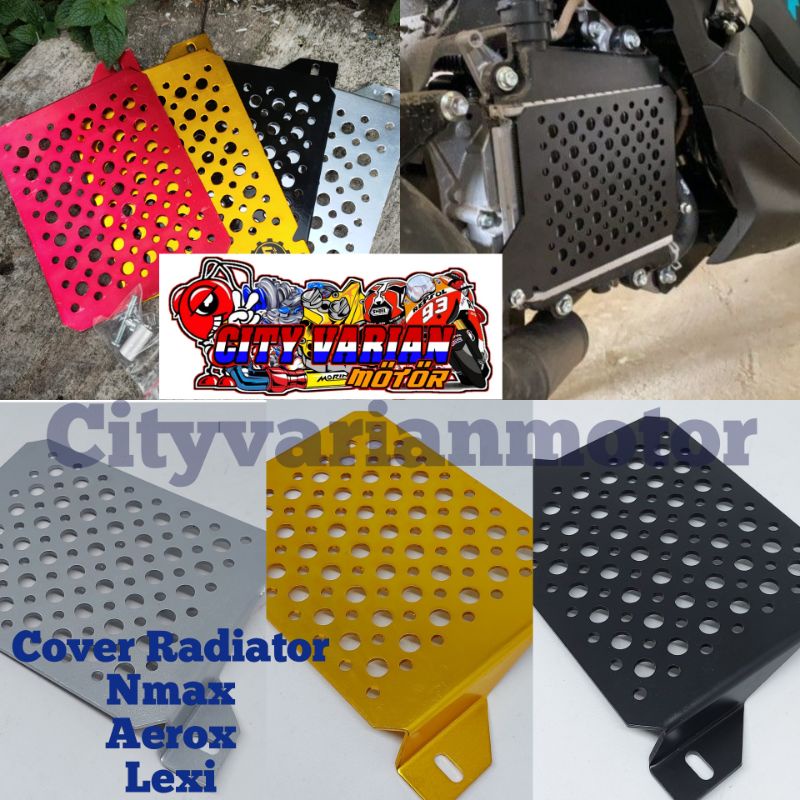 Tutup Radiator Nmax Aerox Lexi Cover Radiator Nmax Aerox Lexi CNC Cover Tutup Radiator Nmax Aerox