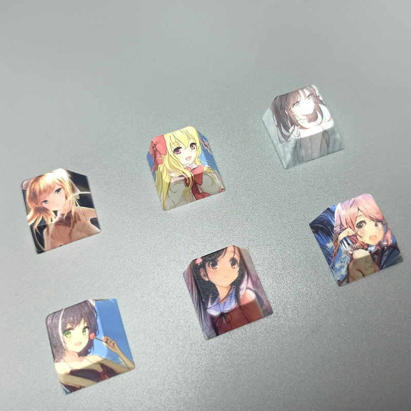 Btsg Anime Avatar Keycap Dye-Subbed PBT Keycap Cherry Profile Untuk Keyboard Mekanik