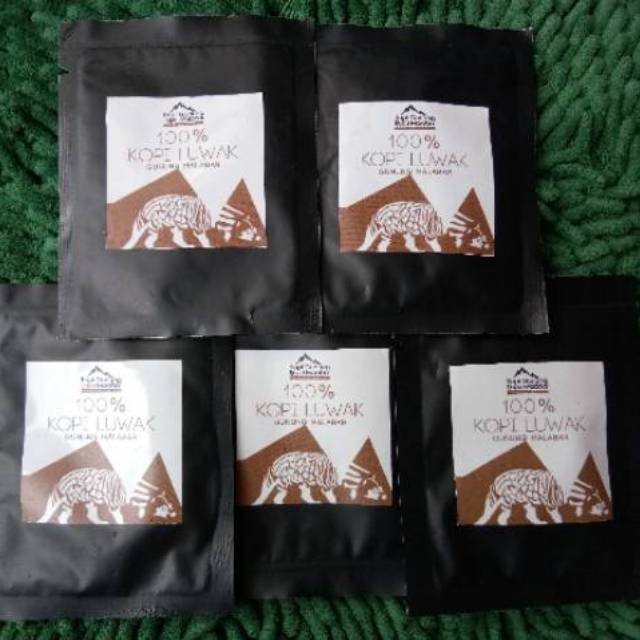 Kopi Arabika Luwak Malabar 10 Gram Merek Kopi Nih.