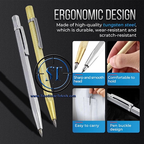 Alat Ukir kaca Model Pena Engraving Carbide Scriber Pen For Glass Pemotong Kaca Ukir Gelas