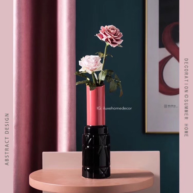LIPSTICK VASE- vas korea/ pot korea/ vas keramik/ pot keramik/ pot unik/ vas lipstik/ vas bunga