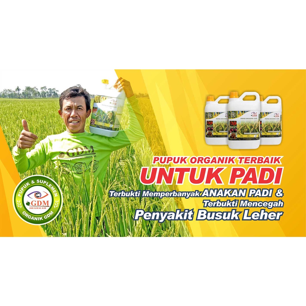 Pupuk Organik Cair GDM Nutrisi Tanaman Hias 5 Liter Original