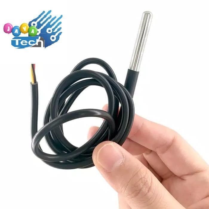 Sensor Suhu DS18B20 Waterproof Temperatur Probe Sensor Anti Air