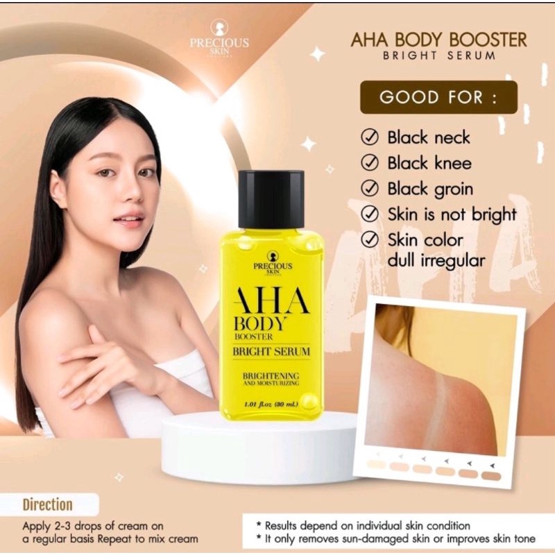 [BPOM] Precious Skin Aha Mimi White Body Serum | Mimi White Aha | Serum Pemutih