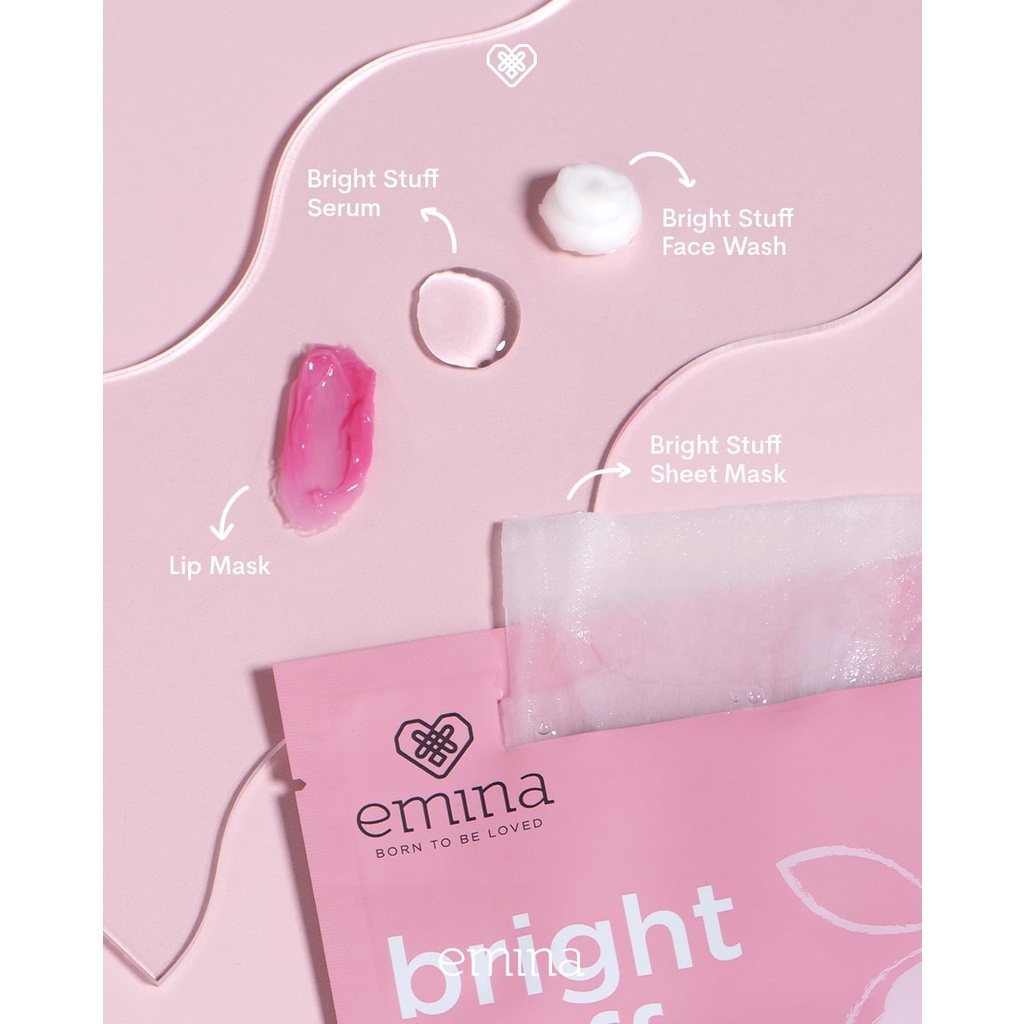 ✿ELYSABETHME✿ ˜”*°• emina •°*”˜. Emina bright stuff masker wajah essence sheet mask pemutih memutihkan dan mencerahkan cocok untuk remaja dan dewasa