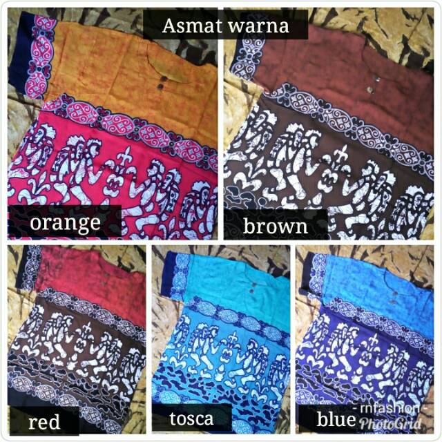 Asmat warna baju etnik dashiki boho