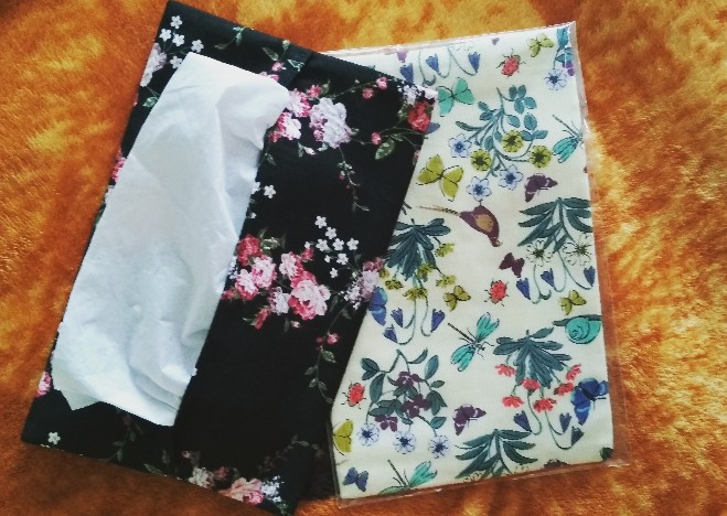 Cover Tissue Tisu_souvenir Unik_wadah Tissue Tisu Bahan Katun_motif Floral_sarung Tissue Tisu_travel