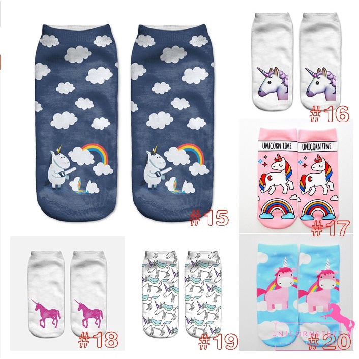 Kaos Kaki Unicorn Anak Socks Lucu Perempuan Wanita Sekolah Pink Pergi Kado Anak Hadiah Ulang Tahun Birthday Souvenir Back To School