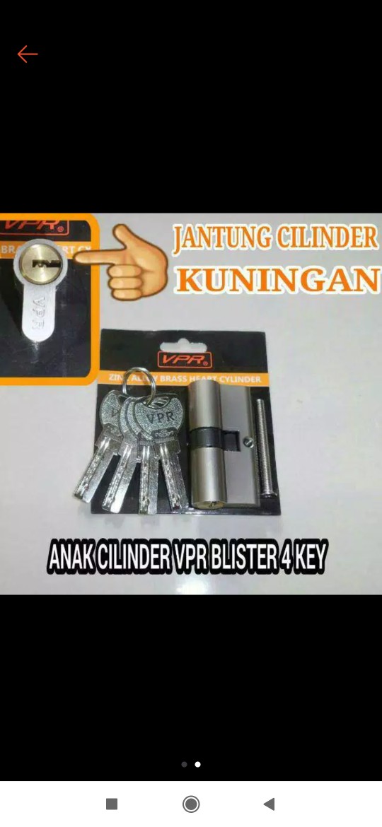 Silinder Kunci / Silinder Besar Standar/ Anak Kunci Besar / Silinder Besar Komputer Key