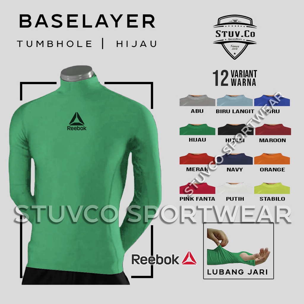 BASELAYER LONGSLEEVE THUMBOLE MANSET TANGAN PANJANG JARI DIVING LARI SEPEDA OLAHRAGA UNISEX LUBANG JEMPOL ALL SIZE XL