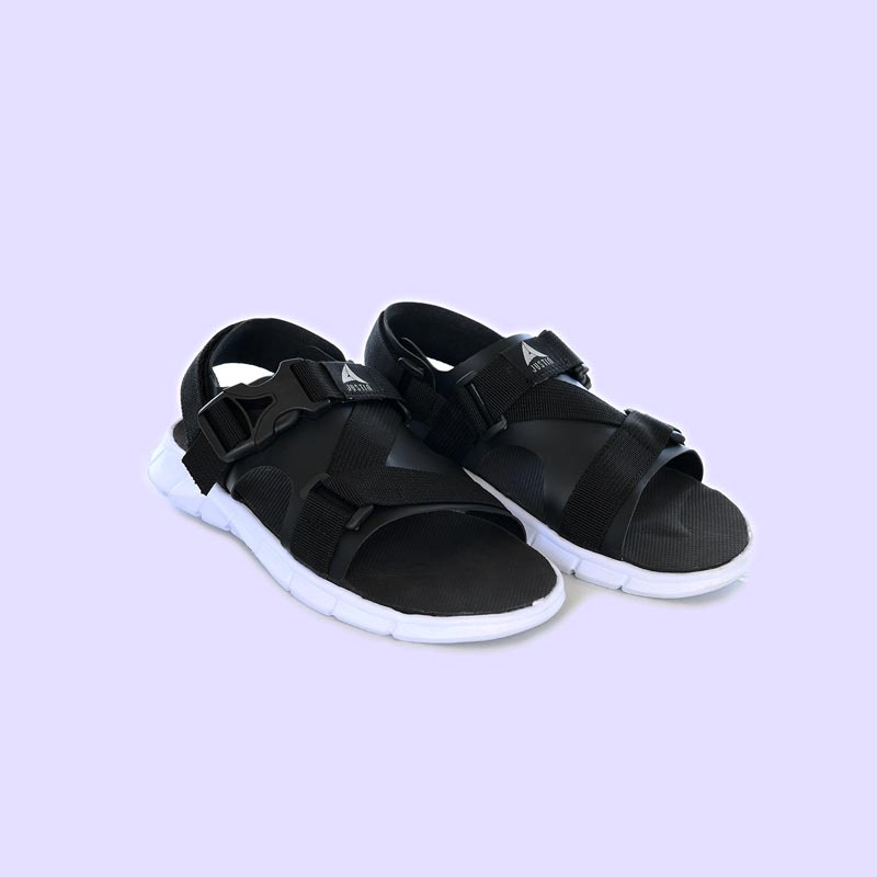 Real pict! Justin Sandal Gunung Wanita JH 46 Hitam Bisa COD