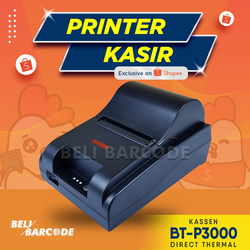 Printer Thermal Kassen BTP-3000 Printer Struk Kasir 80mm USB+Bluetooth