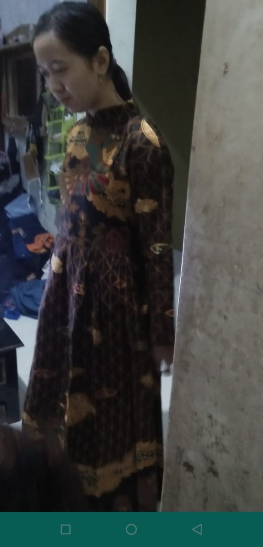 Baju Batik Couple Keluarga Gamis M L Xl Xxl Xxxl Super Jumbo Motif Mataram