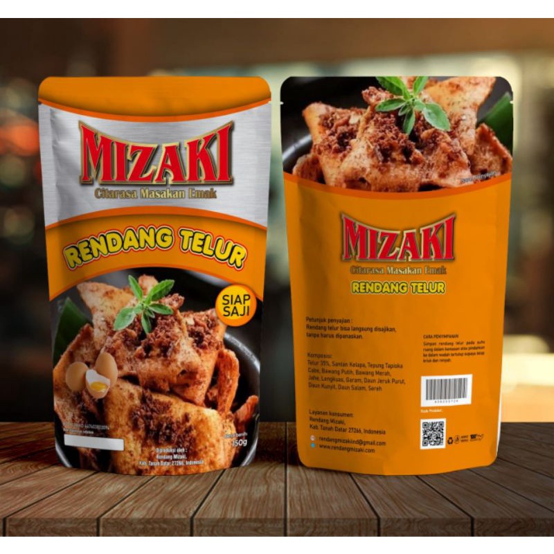 

Rendang Telur Premium mizaki 150gr