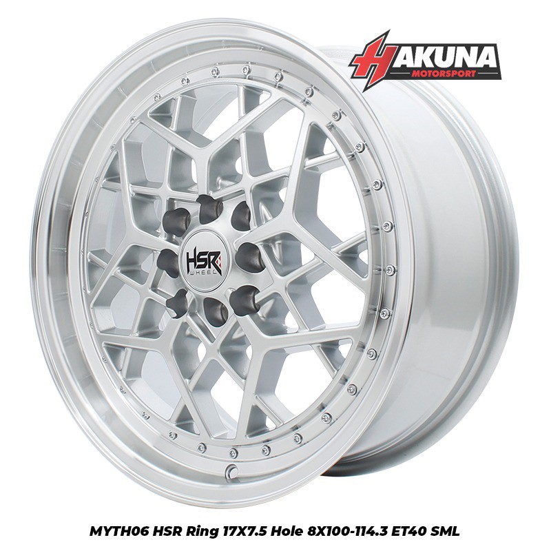 Velg Mobil Murah Type HSR MYTH06 R17 Prelek Ring 17 Buat Mazda2 Wuling Livina Mobilio Bisa Kredit