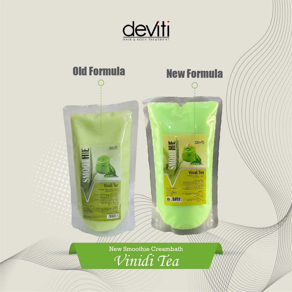 Deviti Refill Smoothie Creambath Vinidi Tea Perawatan Rambut Berminyak 1Kg