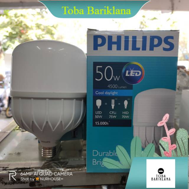 bohlam philips lampu led 50 watt jumbo Murah