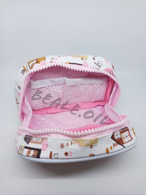 Pink House - Tas Diffuser Waterproof , Pouch Oil isi 6 , Pouch Oil isi 12 Diffuser Bag dottera oil