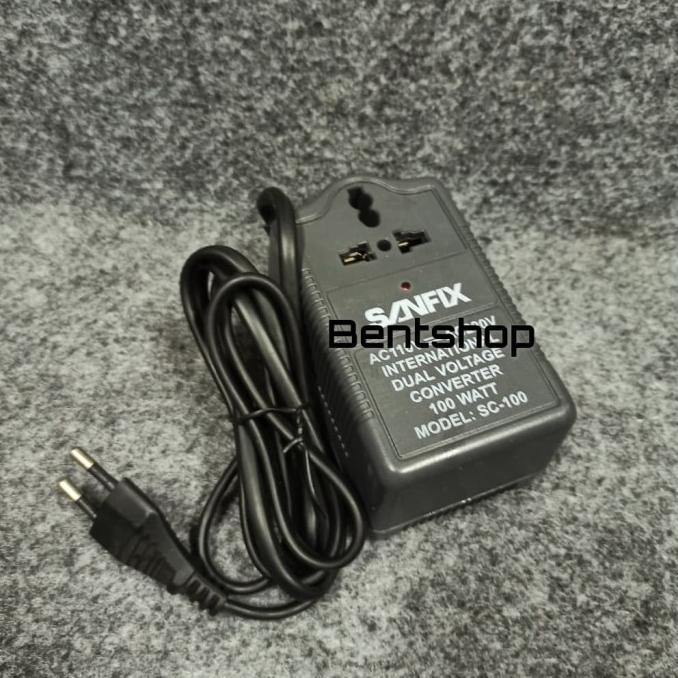 Stepdown 220v to 110v 100 Watt 220 Volt to 110 Volt Dual Voltase