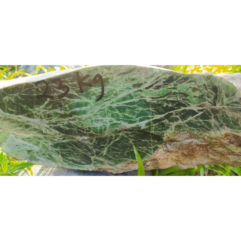 Natural Bongkahan Batu Giok Aceh 23Kg