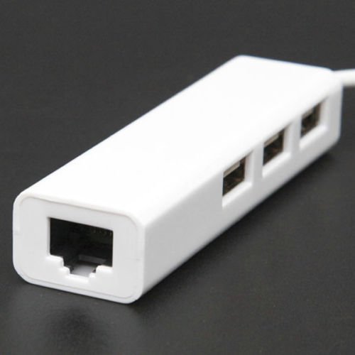 USB to LAN Ethernet External Network Card with USB Hub - 8152PTH