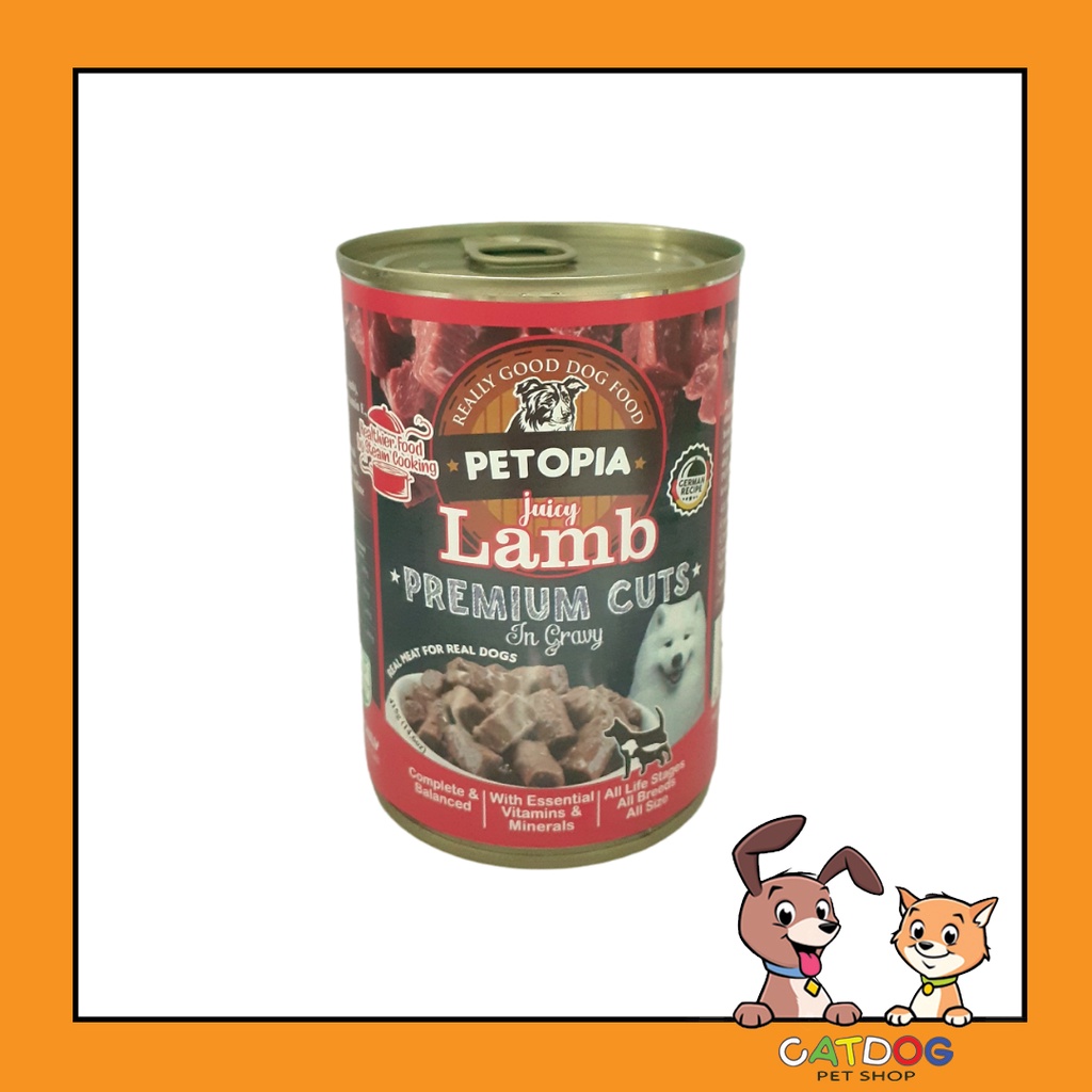 Can Petopia Premium Cuts Lamb 380gr