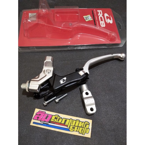 handle rem kiri atau kopling original rcb s1 silver