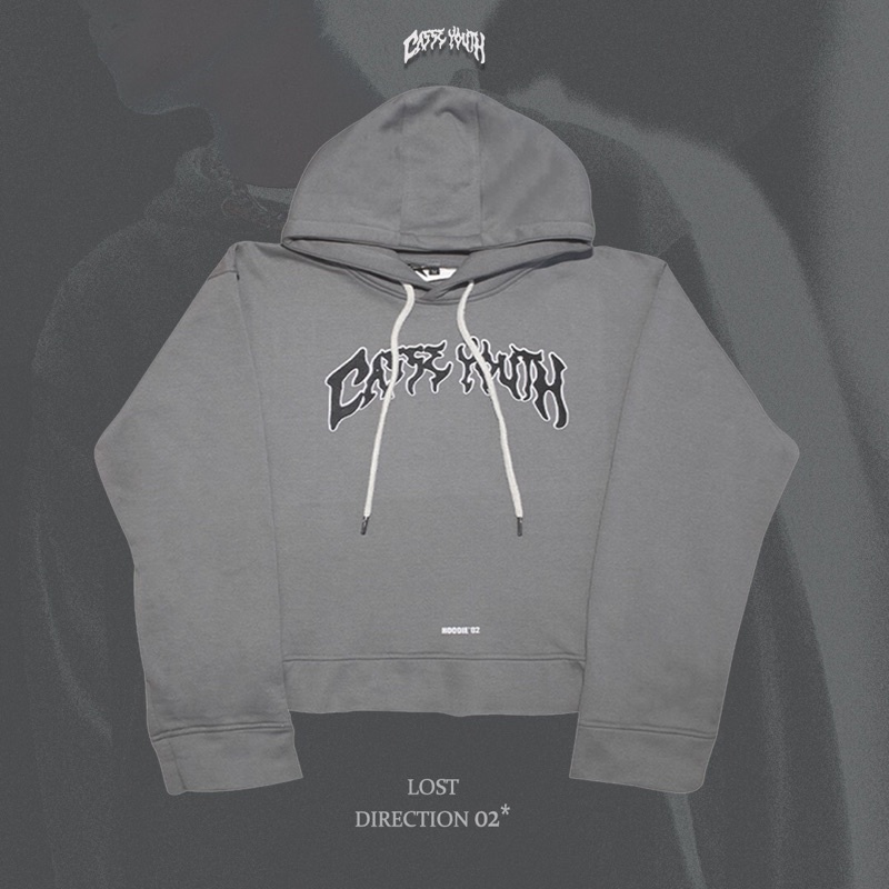 HOODIE 02* | OVEREIZE CROP | UNISEX  | UNFINISHED