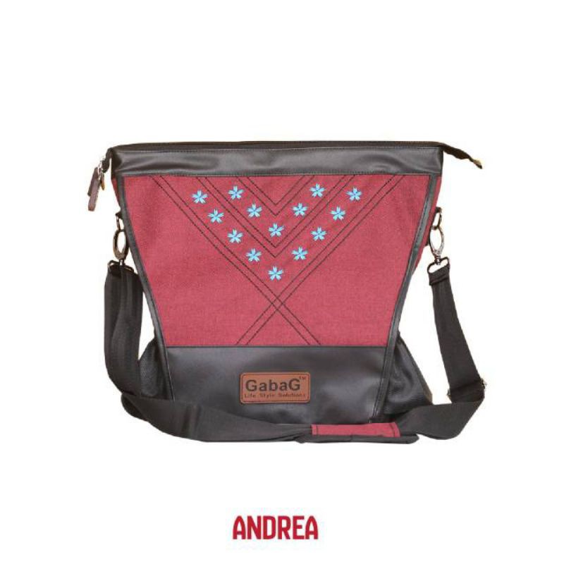 Myg - Cooler Bag Gabag Andrea Double Sling Thermal Bag - Free 2 Ice Gel - Pendingin - Tas Bayi