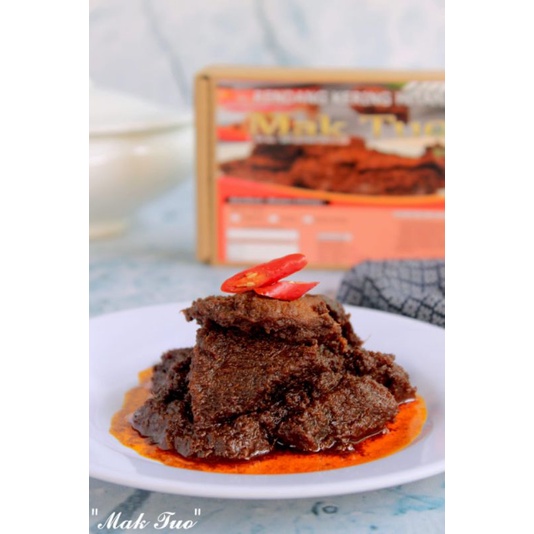 

Rendang Kering Hitam Mak Tuo | Rendang Sapi Original 200gr