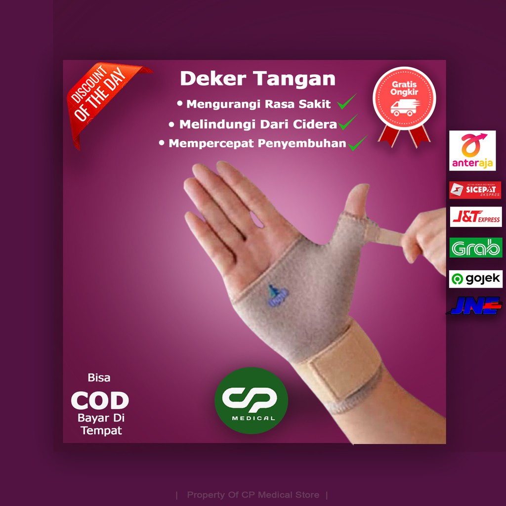 DEKER TANGAN HINDARI & PULIHKAN  CIDERA  Deker Pergelangan Tangan & Jempol Merk Oppo 10