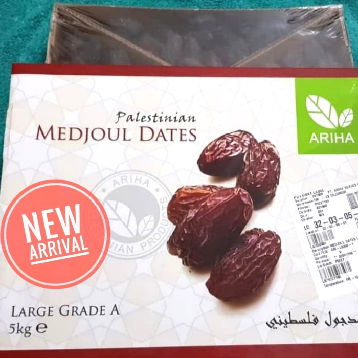 

KURMA MEDJOUL ARIHA LARGE @5KG , ASLI PALESTINA MEDJOL MEDJOOL DATES