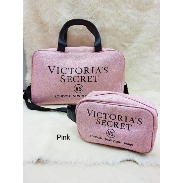 tas travel wanita fashion,tas travel branded vs Victoria's secret V-10265 set pouch, vs travel