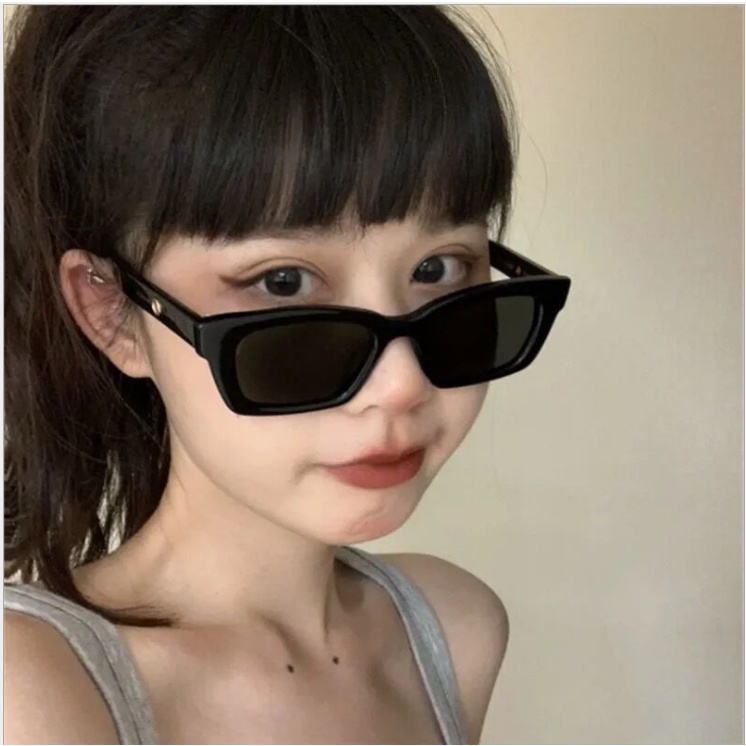 Hip Hop Retro Rectangular Glasses Unisex UV Protection