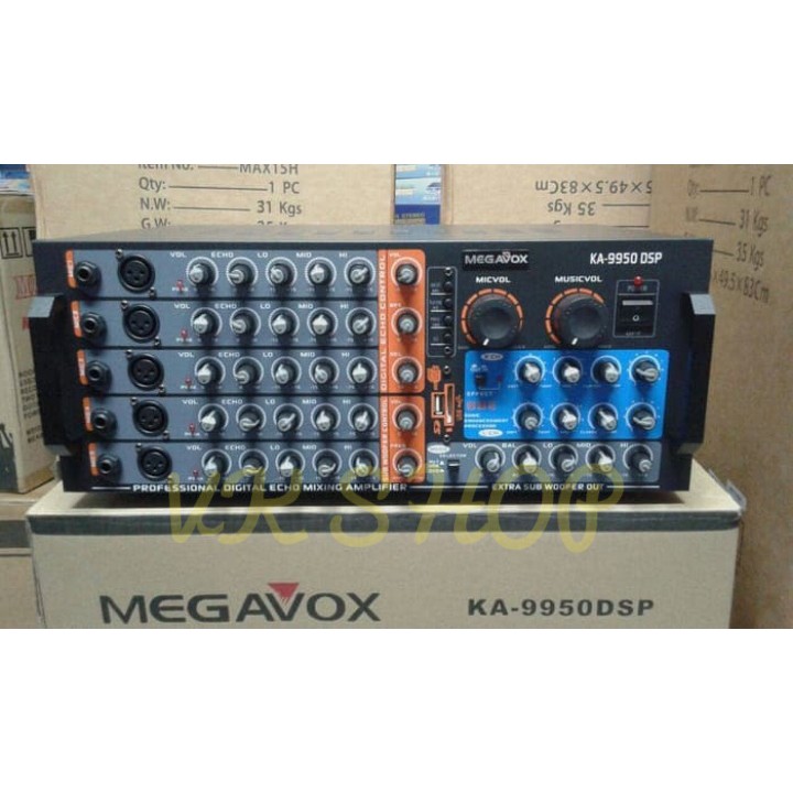 AMPLI KARAOKE MEGAVOX KA 9950 amplifier ka9950