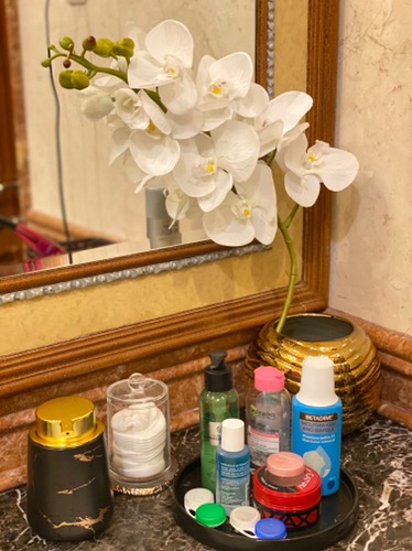 Marble Western Circular Steak Plate Jewelry Plate