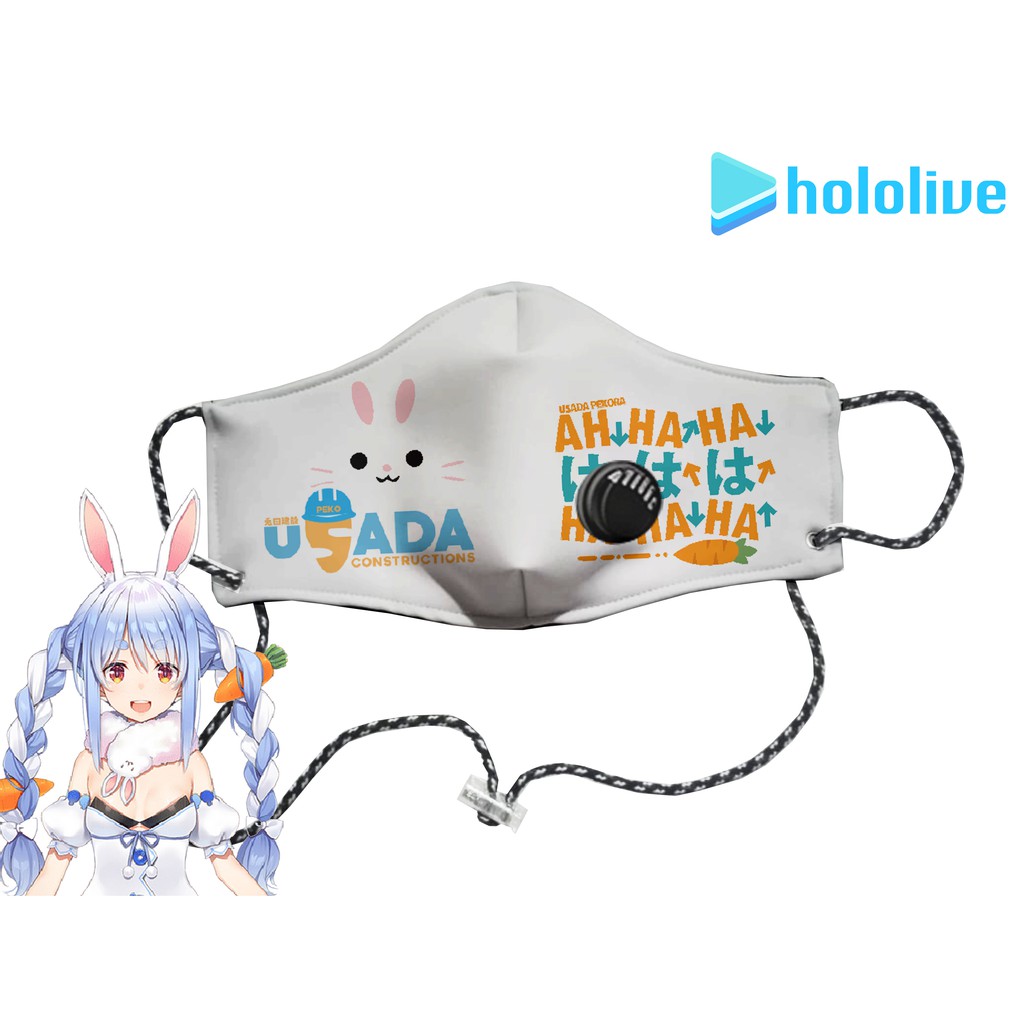 Masker Hololive USADA PEKORA N95 2 Ply SNI