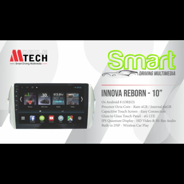 head unit android oem innova reborn mtech
