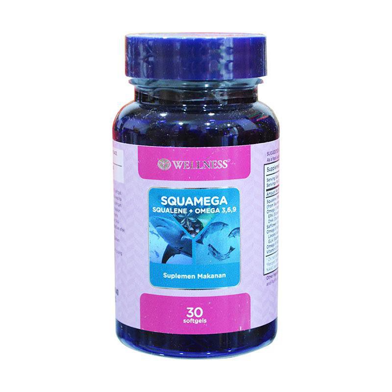 Wellness Squamega isi 30 softgel , omega 3,6,9 minyak ikan