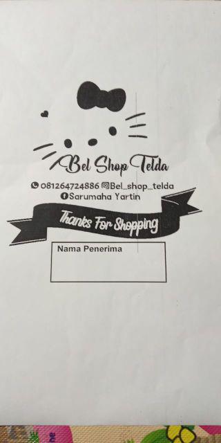 Plastik Sablon Hd Tali Ukuran 20x30 Isi 50 Pcs.free Desain Min Order 100 Pcs