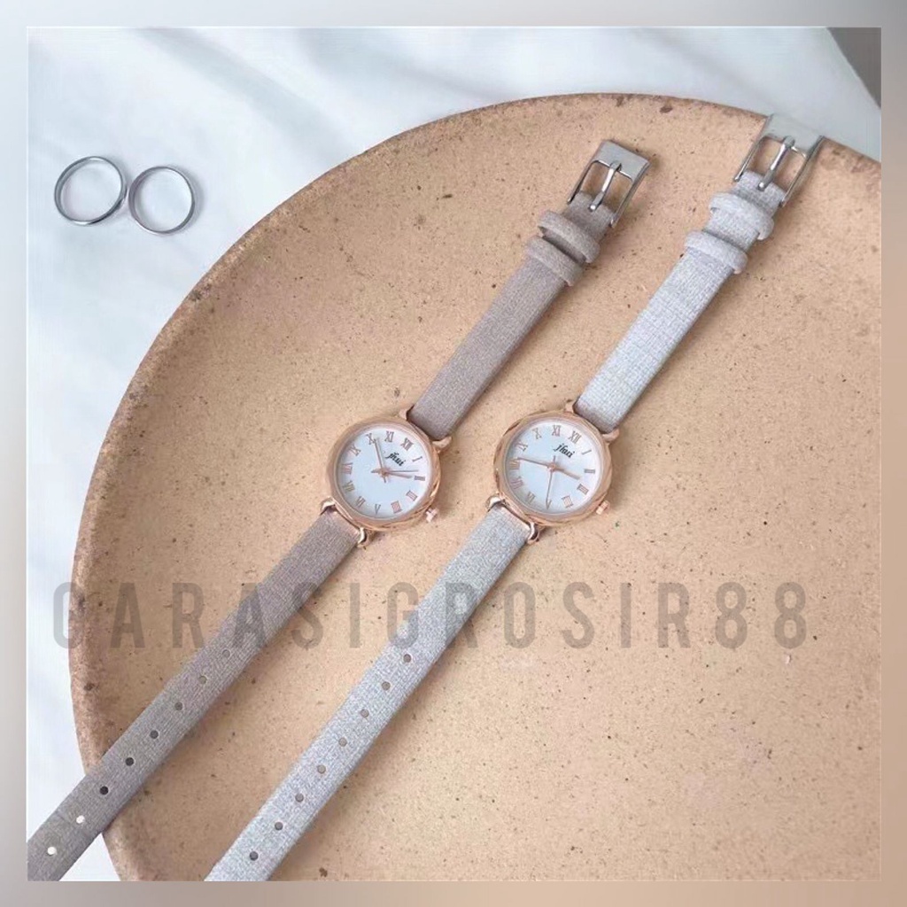 Jam Tangan JASMINE Wanita Jhui Kecil Analog Romawi Fashion Wanita