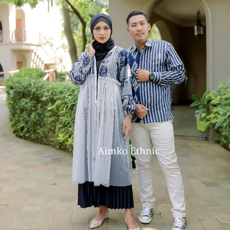 Baju tenun couple - Baju tenun etnik - Couple tenun - couple etnik - couple tenun - set tenun - baju couple - baju preweding - baju kondangan