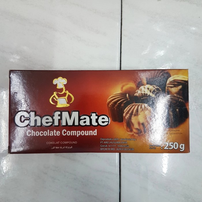 

Chefmate Dark Compound Coklat Batang Balok Coklat Leleh 250gr