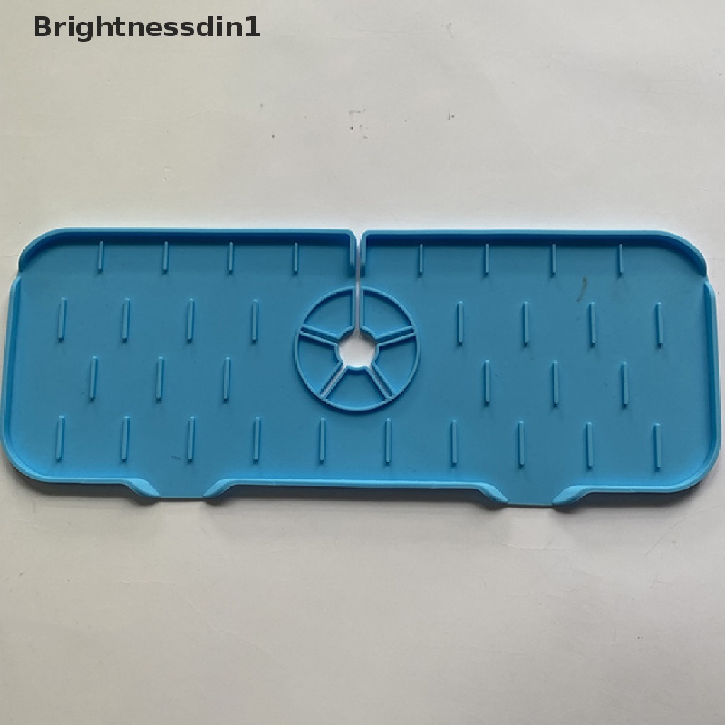 (Brightnessdin1) Pad / Mat Pengering Keran Air Bahan Silikon Untuk Perlengkapan Dapur