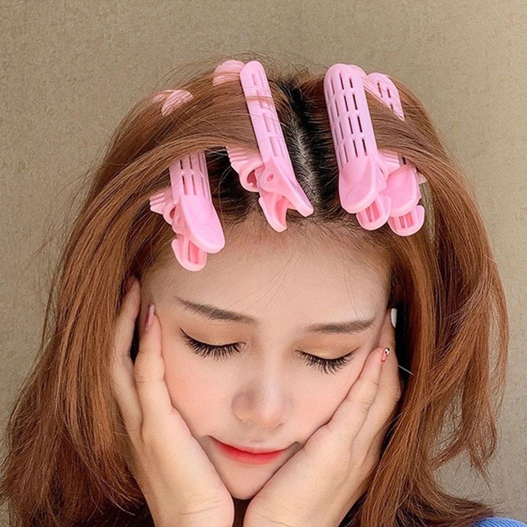 SKJK  Fluffy Hair Clip Alat Styling Rambut Profesional Hair Curler Clip Klip Volume Rambut Plastik